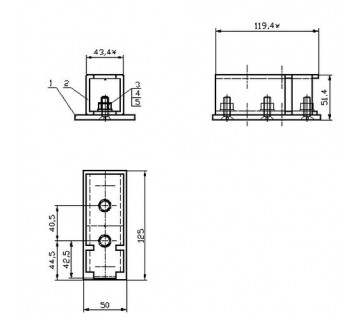 D10 A25 Опора